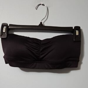Maidenform Black Bandeau Strapless Bra Size 34